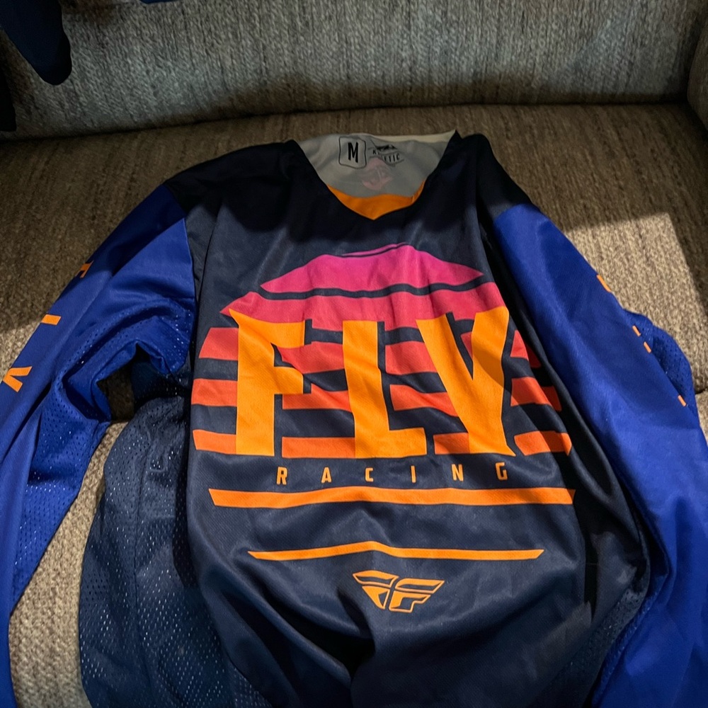 FLY Racing Blue and Orange Jersey